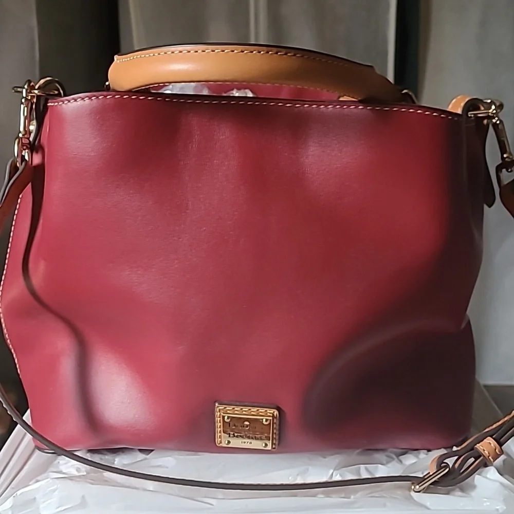 Dooney and Bourke small Berry Breanna satchel with crossbody strap - Picture 1 of 6